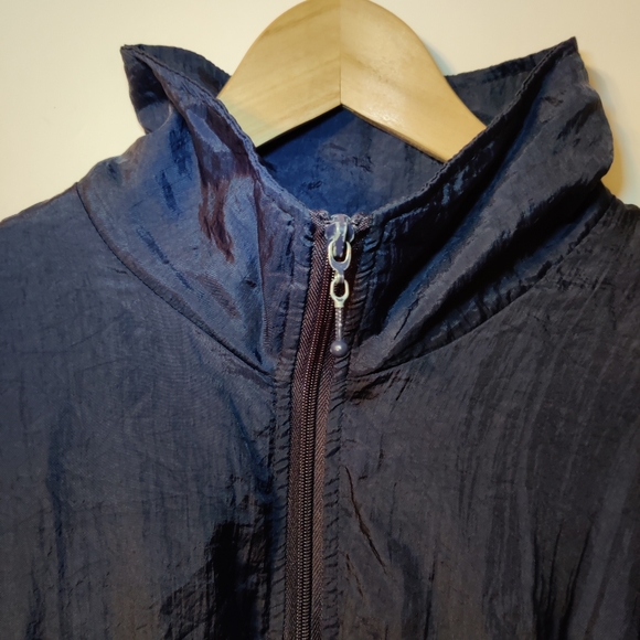 Vintage MacGregor Wind Breaker Zip Up Lightweight Mock Neck Jacket Unisex - Picture 5 of 10